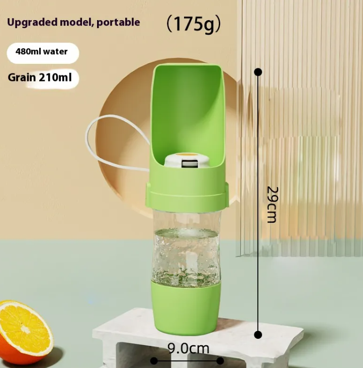 2-in-1 Portable Dog Water Bottle