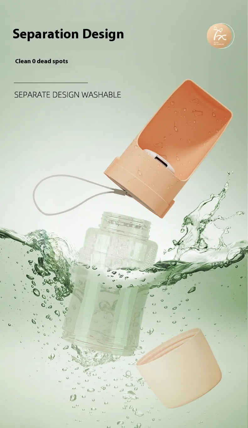 2-in-1 Portable Dog Water Bottle
